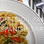 Truffle Oil Pasta with Spanish Sardines