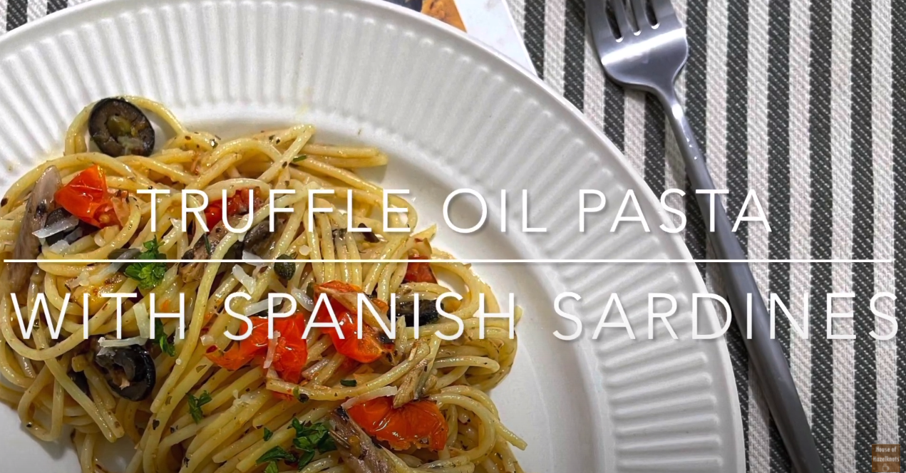 Truffle Oil Pasta with Spanish Sardines