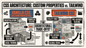 Vanilla CSS Custom Properties vs Tailwind Architectural Trade-Offs
